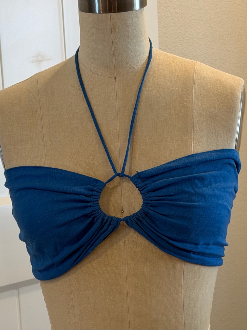 NIA Bright Blue Textured Top - XS